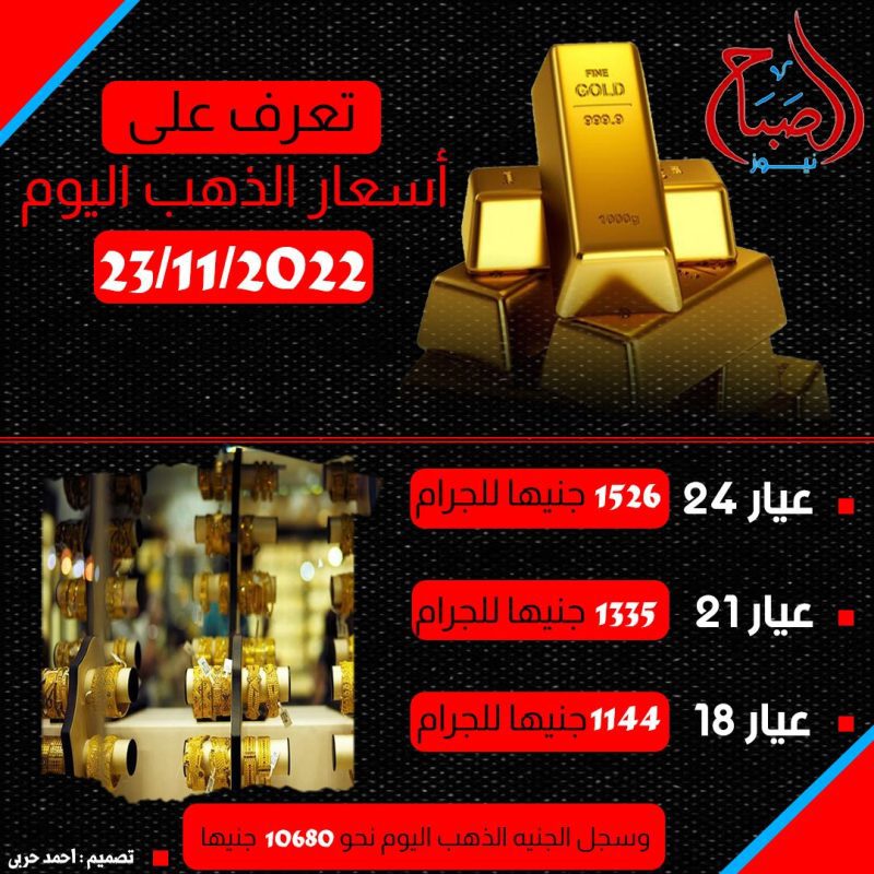 اسعار الذهب اليوم الاربعاء