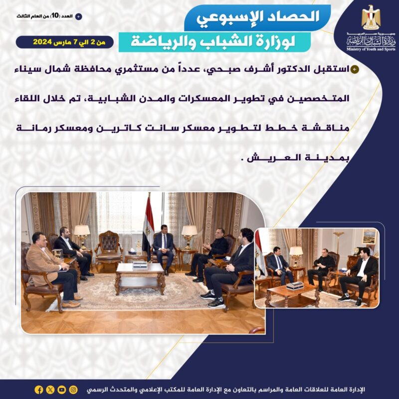 وزارة الشباب والرياضة