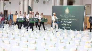  الإفطار الجماعي بالجامع الأزهر