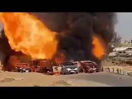 حريق يهز 6 أكتوبر