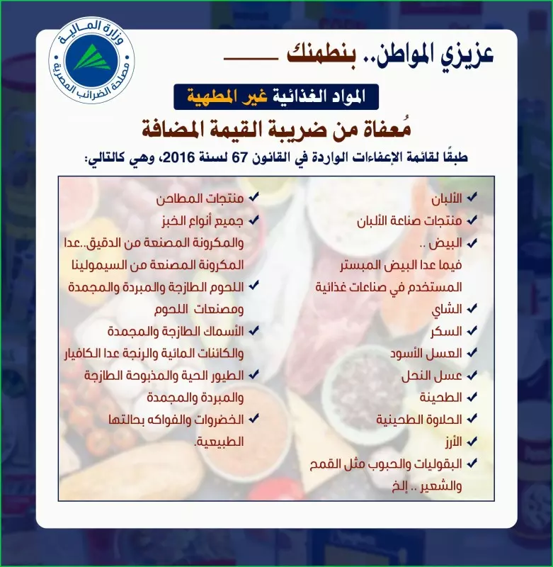 المواد الغذائيه
