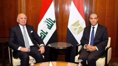 وزير الخارجية والهجرة يستقبل نائب رئيس الوزراء ووزير خارجية جمهورية العراق