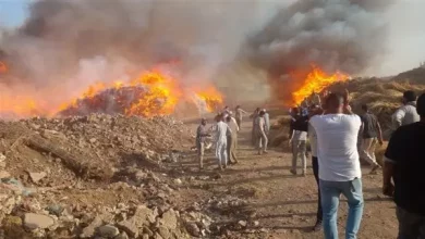حريق شبراملس