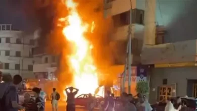 حريق مصر الجديدة