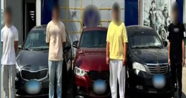 متهمين حادث طريق الواحات