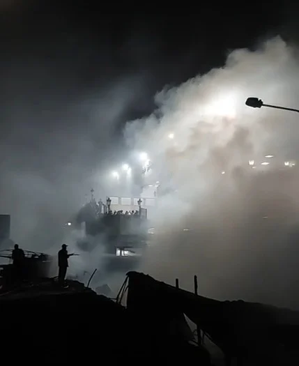 حريق شبرا الخيمة