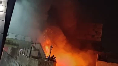 حريق شبرا الخيمة