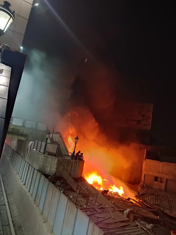 حريق شبرا الخيمة