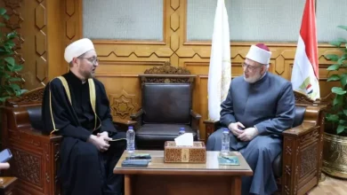 وكيل الازهر ومفتي موسكو