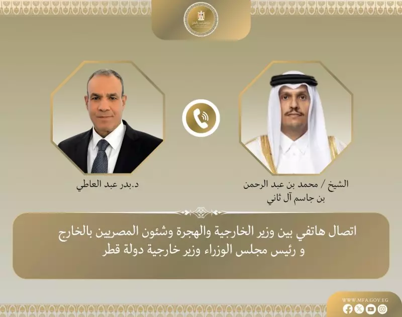 وزيرى خارجية مصر وقطر