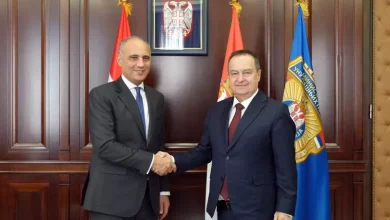 سفير مصر فى بلجراد