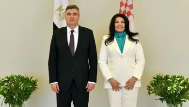 سفيرة مصر فى زغرب